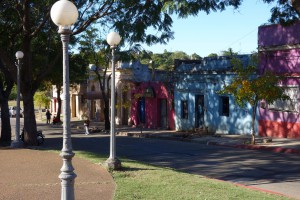 Just loved this colorful street in Salto.