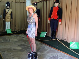 Fuerte San Miguel - me with uniforms